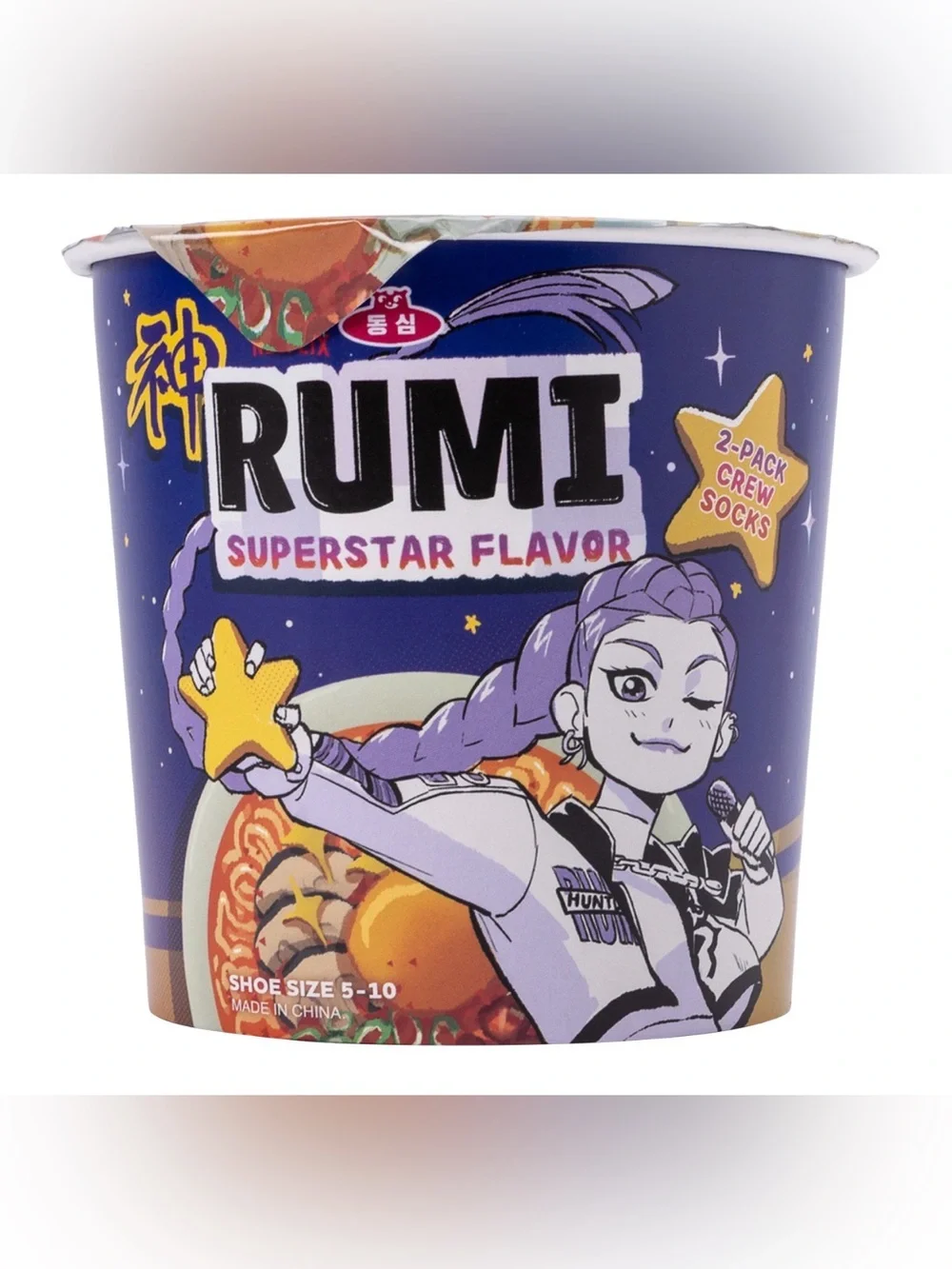 CHARACTER RUMI 2 PACK CREW SOCKS